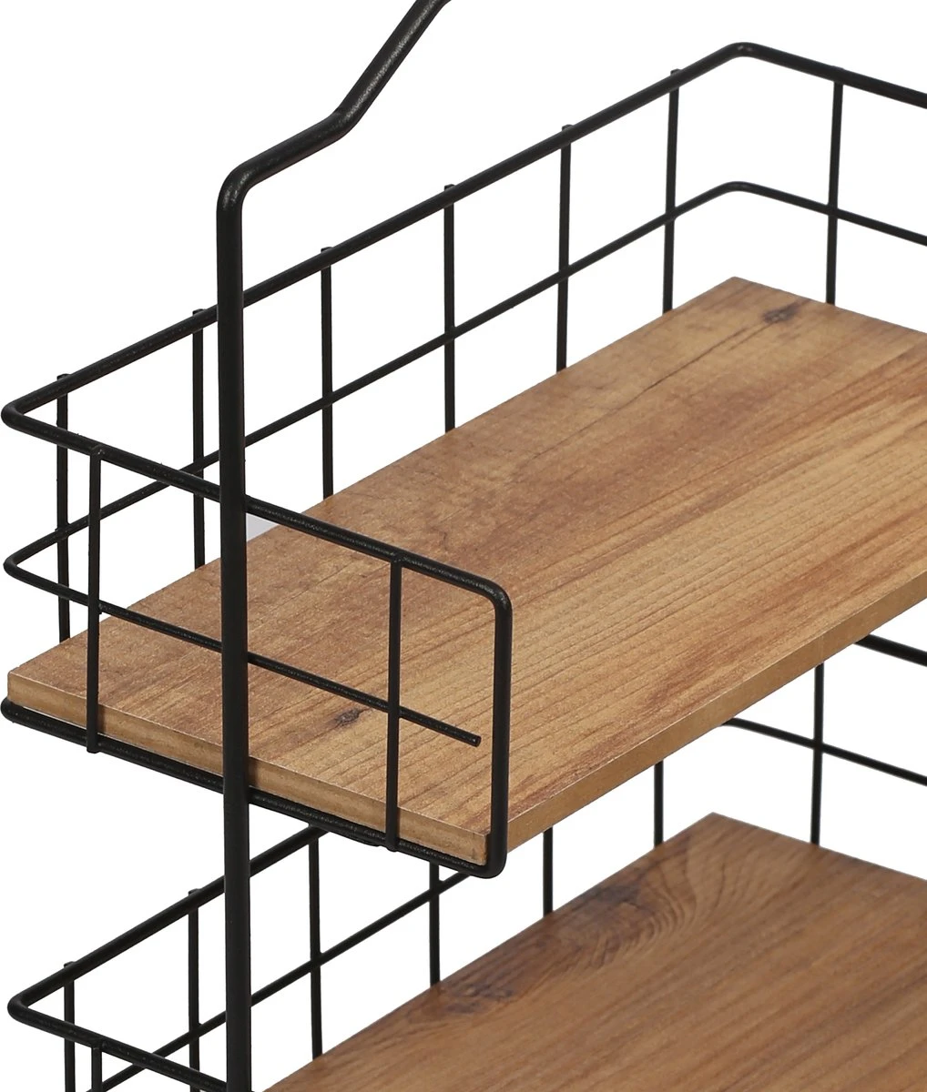Metalen Keuken Etagere 2 Laags Van Naturn Living | Keuken Opbergrek | Kruidenpotjes Rek | Kruiden Organizer | Keuken Rek Specerijen | Mat Zwart - Afbeelding 6