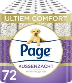 Page Toiletpapier - 72 Rollen - Kussenzacht Wc Papier (3-laags) - Voordeelverpakking