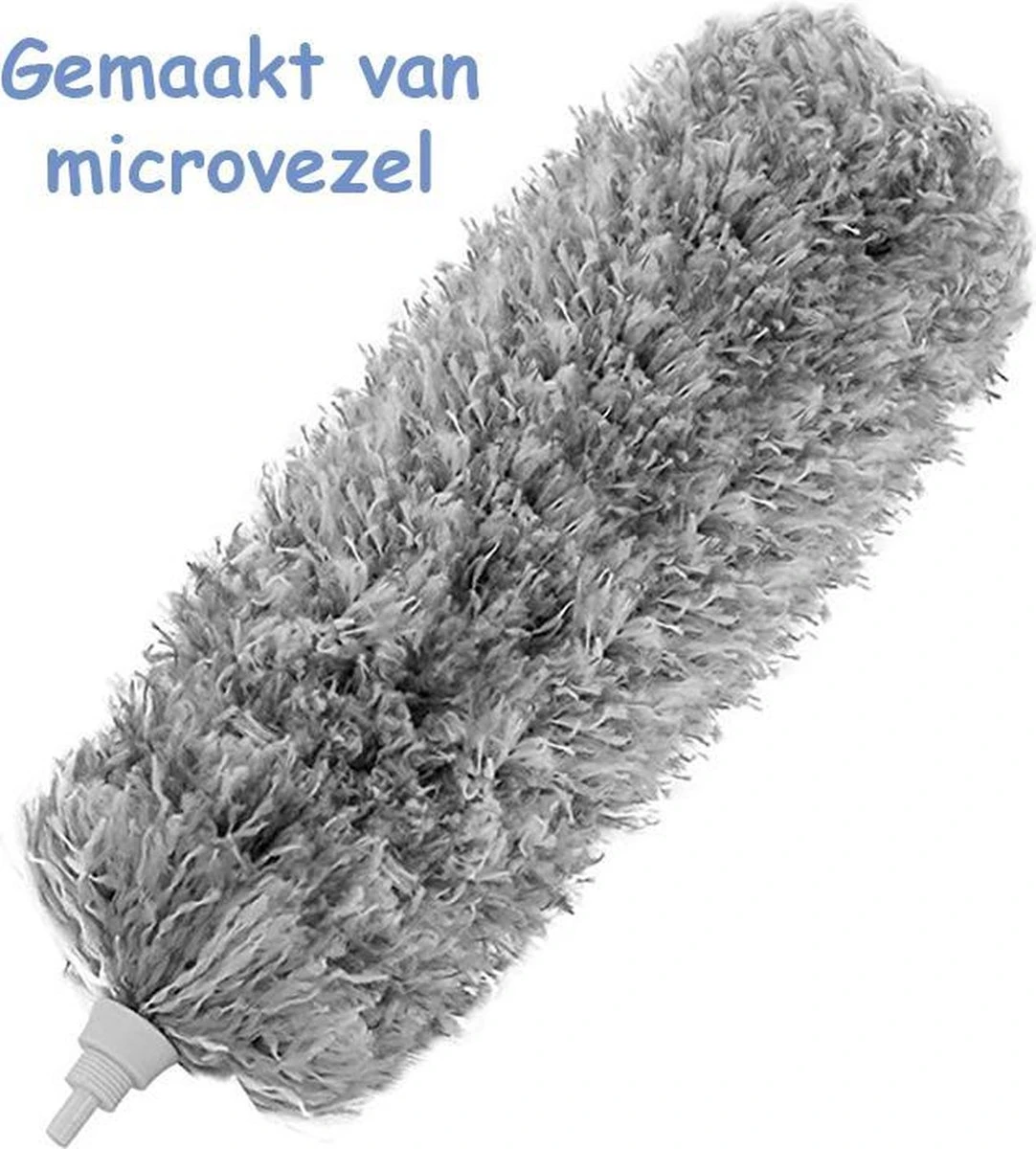 Fain® Plumeau Met Telescoopsteel – Grijs – 80 Tot 280 Cm - Uitschuifbaar – Wasbaar - Flexibel 360° Draaibaar – Duster - Microvezel Ragebol - Afbeelding 6