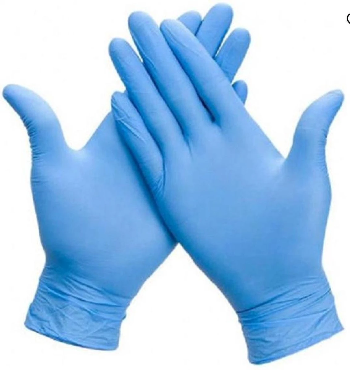 Merkloos Wegwerp Handschoenen - Nitril Handschoenen - Blauw - S - Poedervrij - 100 Stuks - Afbeelding 2