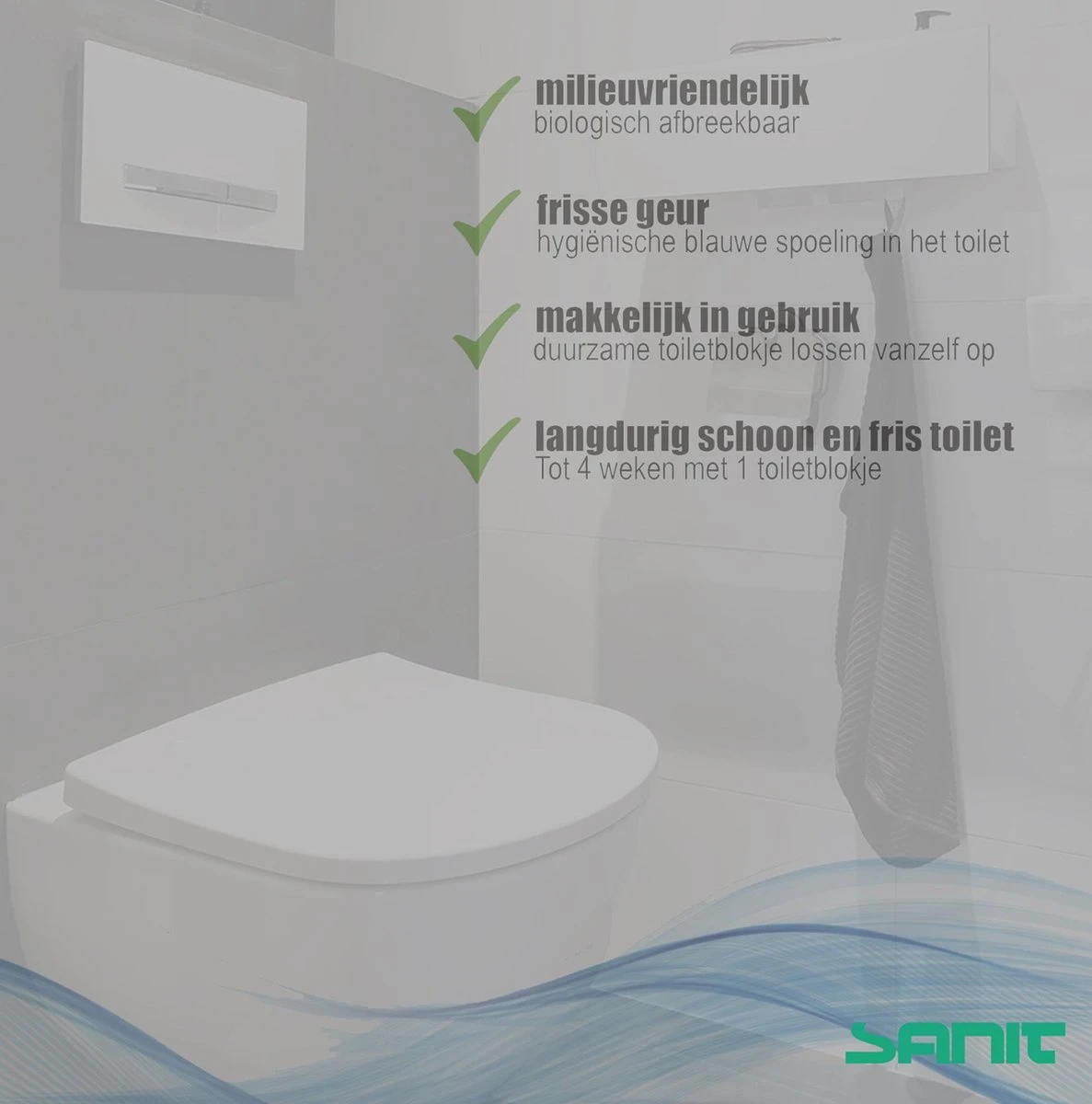 20x SANIT Duofresh Sticks - Toiletblokjes - Wc Toilet - Duo Fresh - Geschikt Voor Geberit Sigma Toiletblokhouder - Afbeelding 2