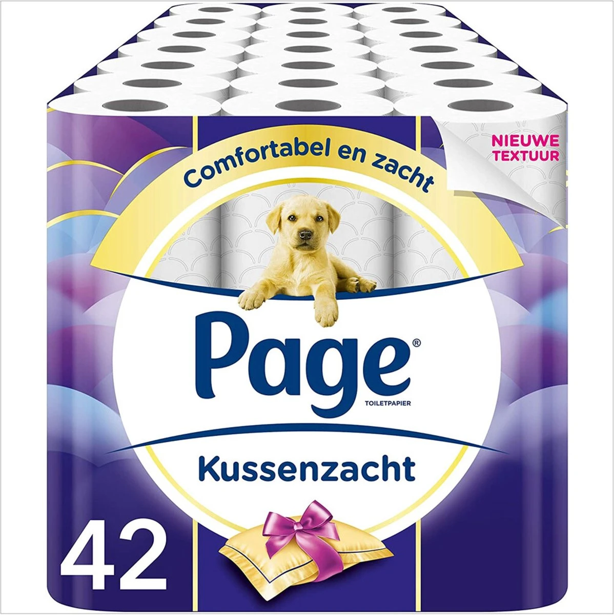 Page Toiletpapier - 42 Rollen - Kussenzacht Wc Papier (3-laags) - Voordeelverpakking - Afbeelding 10