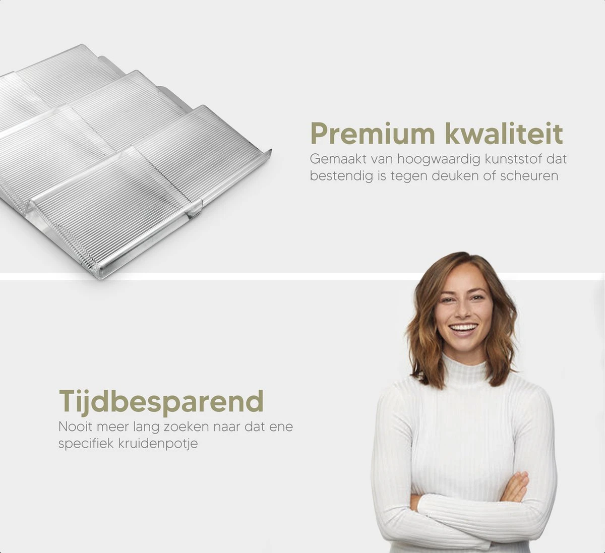 Johannes & Co - 2 Set Kruidenrek Voor Lade - Keuken Organizer - Kruiden Organizer - Afbeelding 4