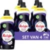 4x Robijn Klein & Krachtig Wasmiddel Black Velvet 1,19 Liter