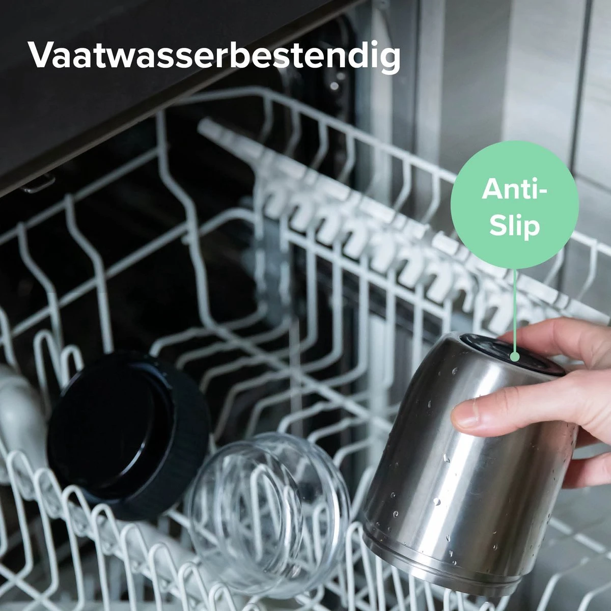 Coninx Thermos Lunchbox - Muesli Beker To Go - Isoleer Lunchpot - Yoghurtbeker To Go - Mueslibeker 840ml (600ml+240ml) - RVS - Afbeelding 11