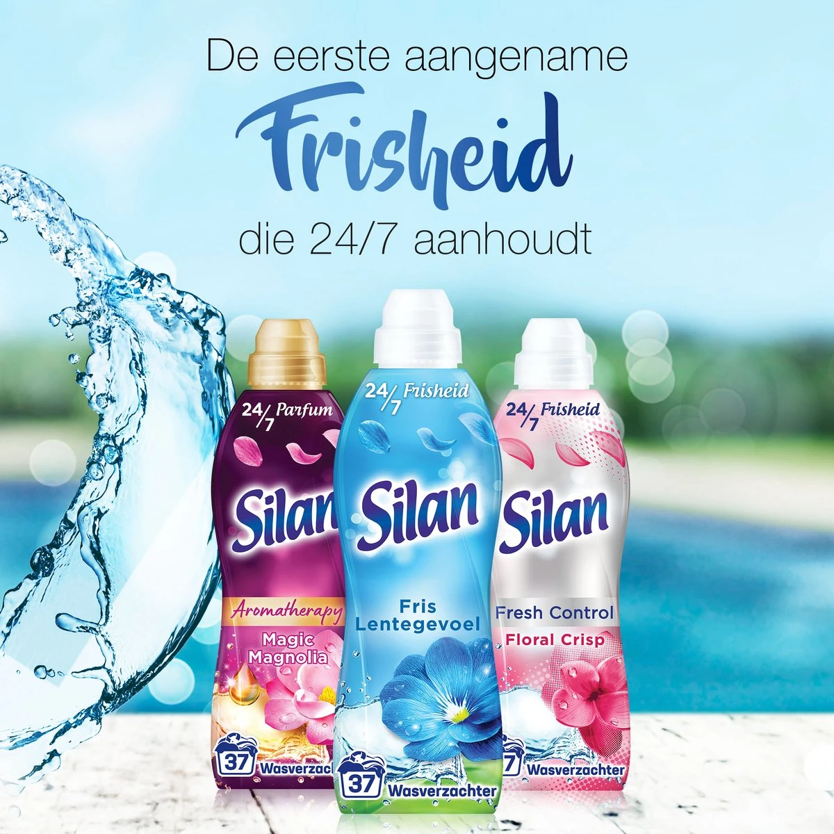 Silan Fris Lentegevoel Wasverzachter - 6 X 37 Wasbeurten - Voordeelverpakking - Afbeelding 7