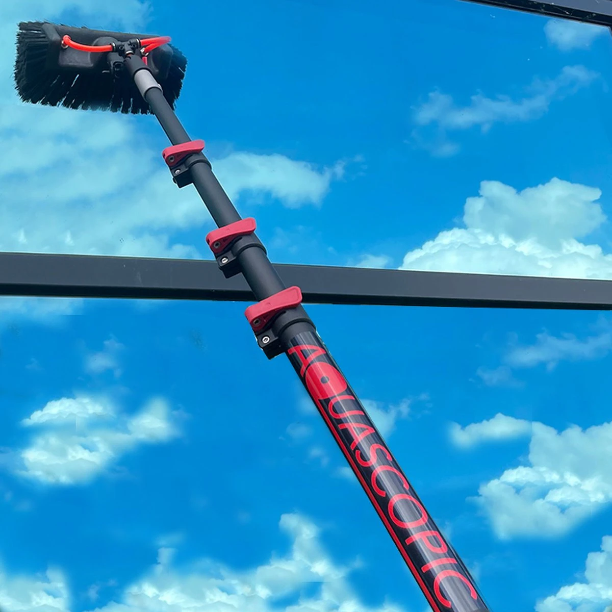 Aquacopic - Telescoopsteel Set Met Borstel - 11 Meter - Afbeelding 3