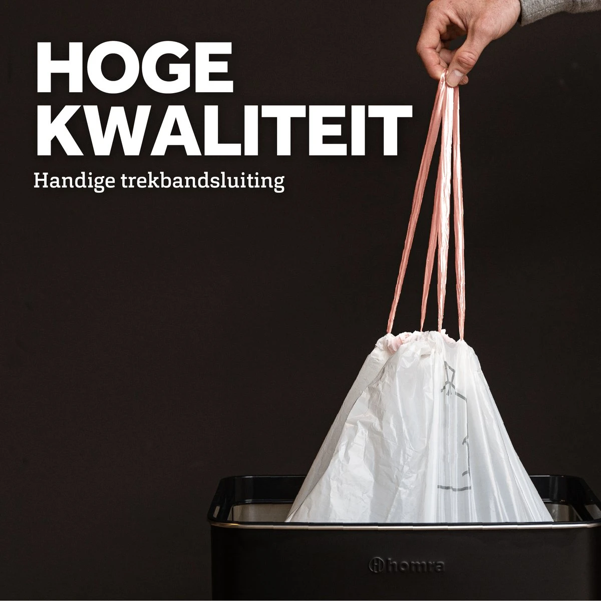 BagFitter Roze C 40L Tot 50L Vuilniszak Met Trekband Van 100% Gerecycled Plastic - 77cm X 57cm - 30 Stuks - 40-50 Liter - Vuilniszakken - Afvalzakken - Prullenbakzakken Geschikt Voor O.a. Homra Fonix En StangVollby Nausta - Afbeelding 7