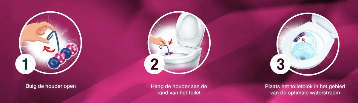 Witte Reus Brilliant Gel Allin1 Toiletblok - Spring Rain - WC Blokjes Voordeelverpakking - 11 Stuks - Afbeelding 6