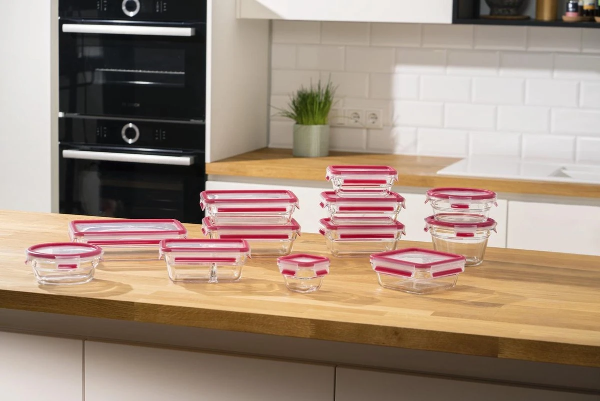 Tefal MasterSeal Glass - 3 X 450 Ml - Rechthoekig - Afbeelding 5