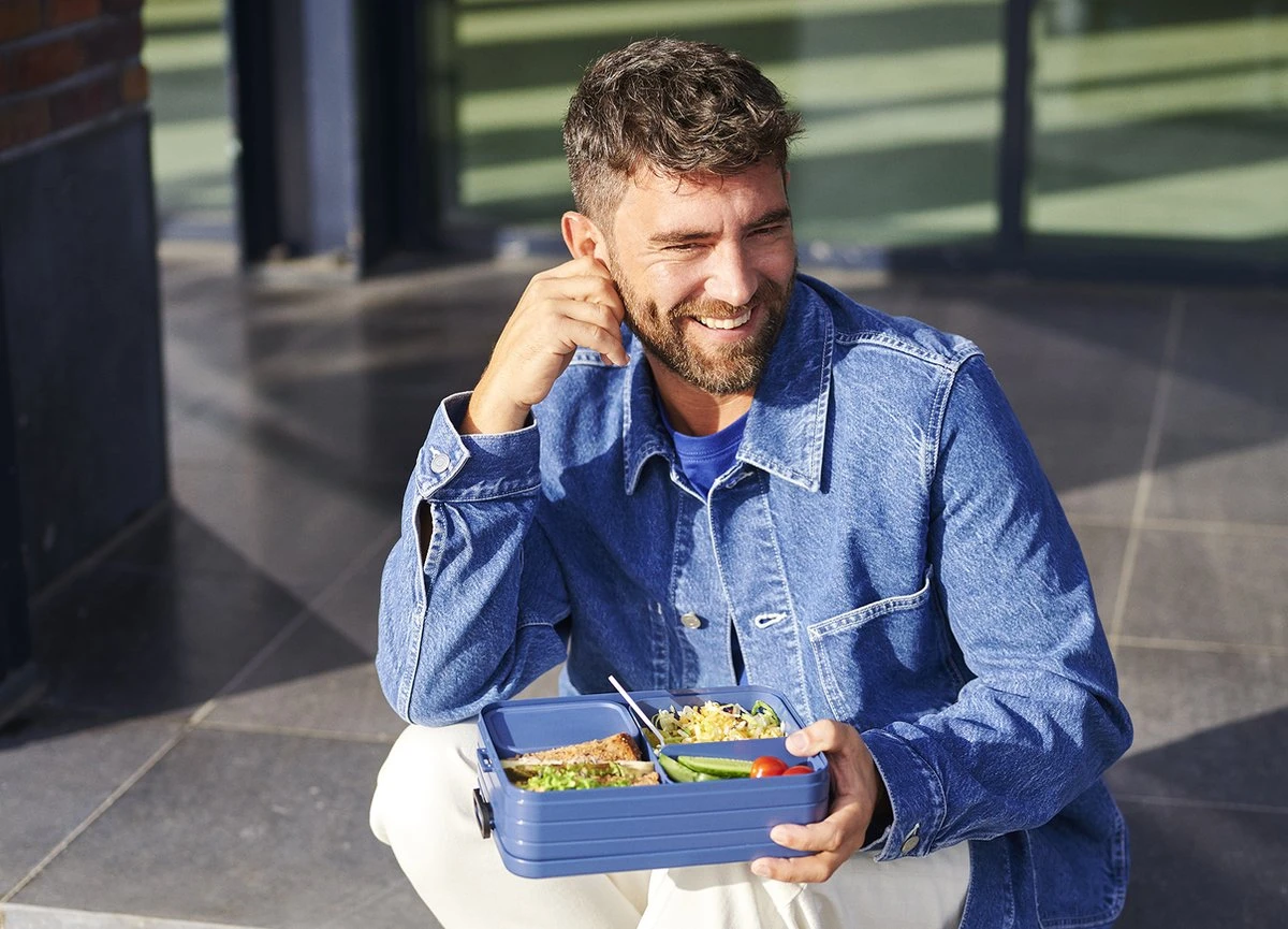 Mepal – Bento Lunchbox Take A Break Large- Inclusief Bento Box – Nordic Denim – Lunchbox Voor Volwassenen - Afbeelding 3