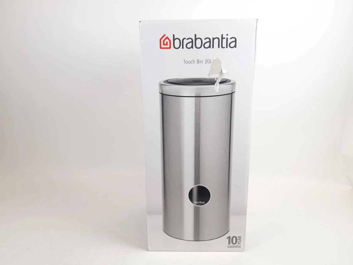 Brabantia Touch Bin Flat Top 30 L - Matt Black - Afbeelding 4
