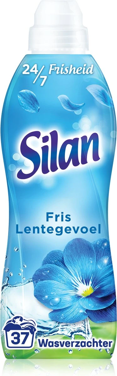 Silan Fris Lentegevoel Wasverzachter - 6 X 37 Wasbeurten - Voordeelverpakking - Afbeelding 2