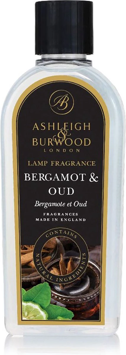 Ashleigh & Burwood Lampenolie Geurolie Bergamot & Oud 500ml - Afbeelding 2