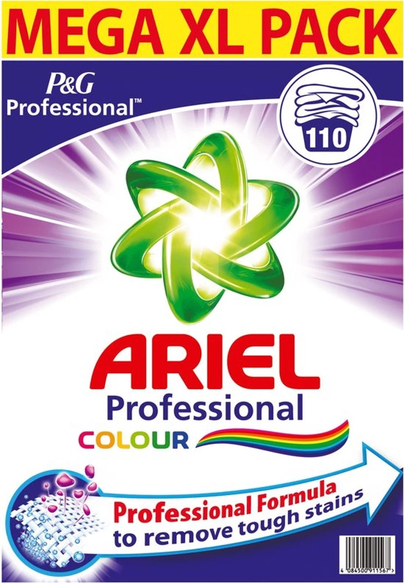 Ariel - Proffesional - Waspoeder Color - 7.15kg - 110 Wasbeurten - Afbeelding 6